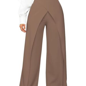 GRECIILOOKS Trousers for Woman | Womens High Rise High Waist Flared Korean Style | Formal Pant for Women Office Wear| Track Pants for Womans Elegant for College & Events (Available in Plus Size)